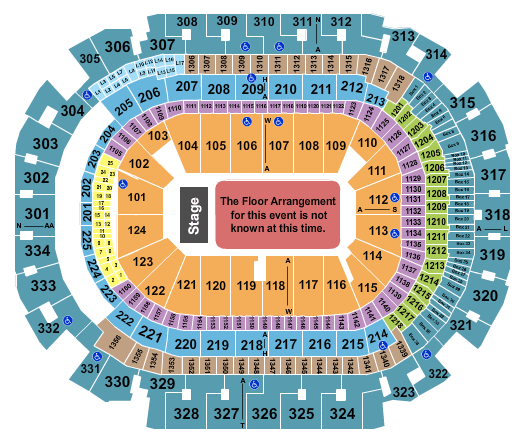 American Airlines Center J. Cole Seating Chart