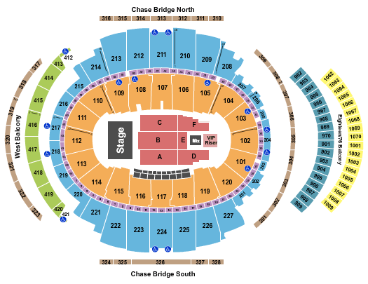 Madison Square Garden J. Cole Seating Chart